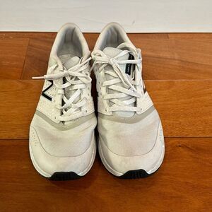 New Balance Light Gray/White Cush‎ Running Shoes Women’s Size 8.5